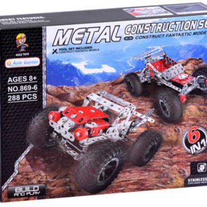 Metalinės konstravimo kaladėlės 288 el. 6in1 ZA3870 - Image 4