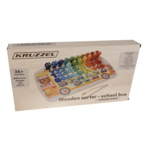 Medinė dėlionė - rūšiuotojas 6 in 1 Kruzzel 22636 - Image 2