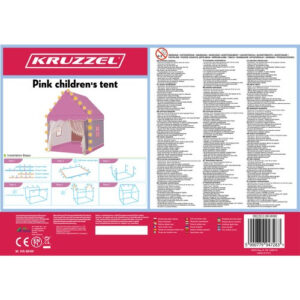 Vaikiška palapinė - rožinė Kruzzel 22653 - Image 4
