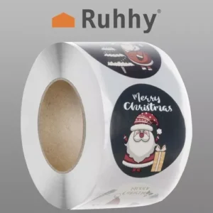 Kalėdiniai lipdukai - ritinys po 500vnt. Ruhhy 22328 - Image 2