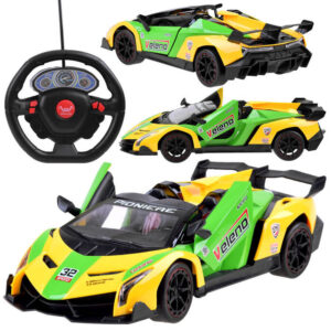 Sportinis automobilis su atidaromomis durelėmis + nuotolinio valdymo pultas RC0583