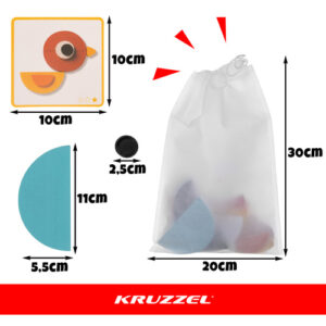 Medinė dėlionė - Kruzzel 22426 dėlionė - Image 2