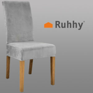 Kėdės užvalkalas - pilkas aksomas Ruhhy 22979 - Image 2