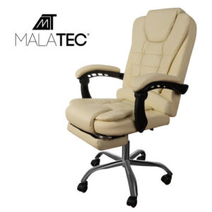 Biuro kėdė su atrama kojoms - smėlio spalvos Malatec 23287 - Image 2