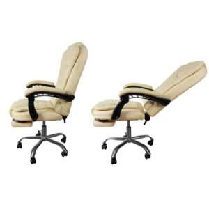 Biuro kėdė su atrama kojoms - smėlio spalvos Malatec 23287 - Image 5