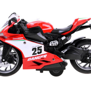 Lietas motociklo modelis su virvute, žaislas ZA3933 A - Image 5