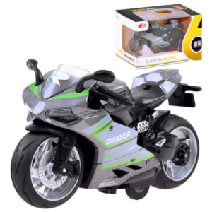 Lietas motociklo modelis su virvute, žaislas ZA3933