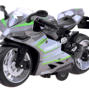 Lietas motociklo modelis su virvute, žaislas ZA3933 - Image 2