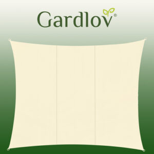 Saulės stogelis su bure 4x3m - smėlio spalvos Gardlov 23144 - Image 3
