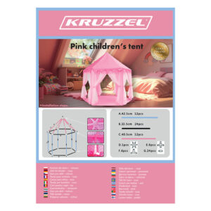 Vaikiška palapinė rožinė Kruzzel 23869 - Image 2
