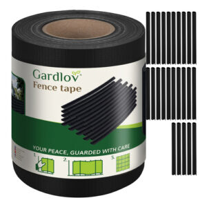 Tvoros juosta 19cmx35m 450g/m2 juoda 23698 - Image 2
