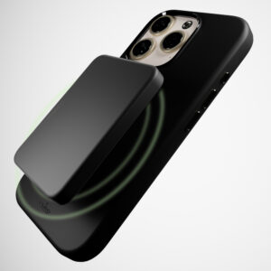 Puro Icon Mag Pro MagSafe Silicone dėklas skirtas Apple iPhone 16 Pro - juodos spalvos - Image 9