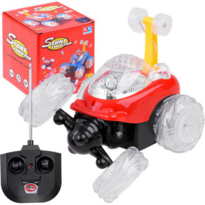 Žaislinis automobilis Stunt r/c pašėlusi transporto priemonė su nuotolinio valdymo pulteliu RC0236