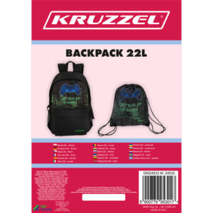 Kuprinė 22L - mokyklinė Kruzzel 24532 - Image 2