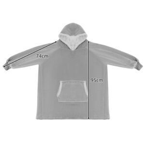 XXL megztinis - pilka antklodė Ruhhy 24402 - Image 3