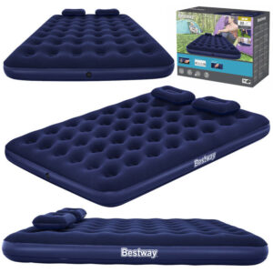 Bestway pripučiamas kempingo čiužinys + pagalvės, dvivietis, 300 kg, 203x152 cm, 67374