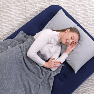 Bestway pripučiamas kempingo čiužinys 1 asmeniui 150kg veliūrinis 188x99cm 67001 - Image 6