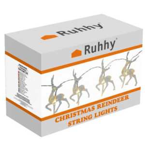 Kalėdinės lemputės – šiaurės elniai Ruhhy 24955 - Image 2