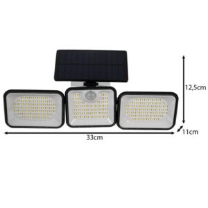 Saulės energija varomas šviestuvas 180 LED Izoxis 24889 - Image 3