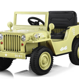 Automobilis maitinamas Military Willys akumuliatoriumi + PA0263 nuotolinio valdymo pulteliu - Image 2