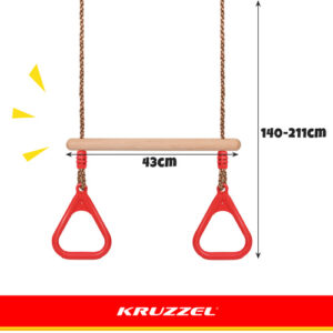 Sūpynės - trapecija Kruzzel 25383 - Image 2