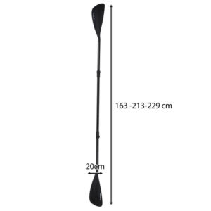 Trizand 4 dalių reguliuojamas irklas 229cm 2in1 - Image 2