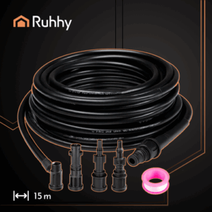 Vamzdžių valymo žarna su adapteriu 15 m Ruhhy 26132 - Image 4