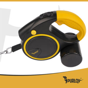Automatinis pavadėlis su žibintuvėliu 5 m Purlov 25965 - Image 4