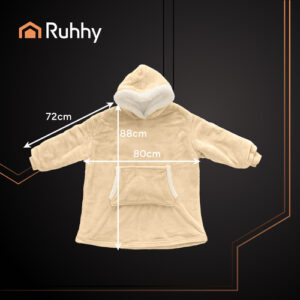 Bluza XXL - koc beżowy Ruhhy 26146 - Image 3