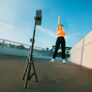 Wozinsky WRLD-00Y1S tripod tripod durable carbon steel tripod 1.7m matte - black - Image 5