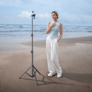 Wozinsky WRLD-00Y1S tripod tripod durable carbon steel tripod 1.7m matte - black - Image 8