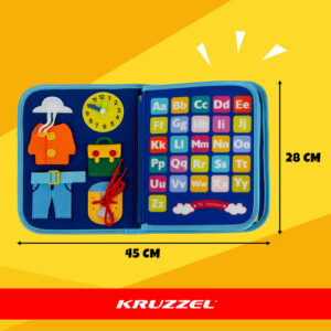 Manipuliacinė knyga - mėlyna Kruzzel 26881 - Image 2