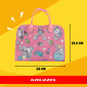 Manipuliacinė knyga – rožinė Kruzzel 26880 - Image 2