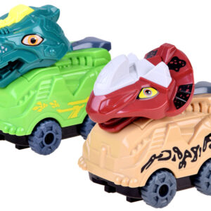 Konstruojamas automobilių trasos automobilis dinozauras 143 dalių kaladėlės sunkvežimis mechaninis dinozauras ZA4195 - Image 6