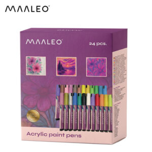 Akriliniai žymekliai - 24 vnt. rinkinys Maaleo 25790 - Image 2