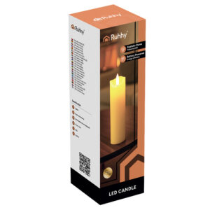 LED žvakė/įdėklas 17x5cm 1vnt. Ruhhy 26720 - Image 2