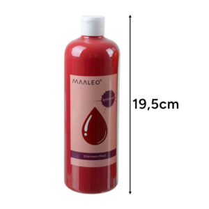 Plakatų dažai - 18 vnt. po 500 ml rinkinys Maaleo 26341 - Image 2