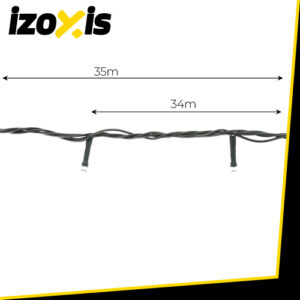 Lauko šviestuvai 500LED 35m balti Izoxis 24899 - Image 2