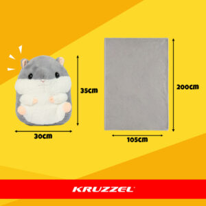 Žiurkėnų pagalvė su antklode 2 viename Kruzzel 25638 - Image 3