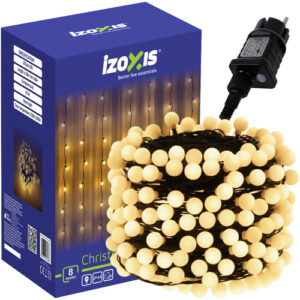 Kalėdinių kamuoliukų lemputės 300LED 30m Izoxis 26264