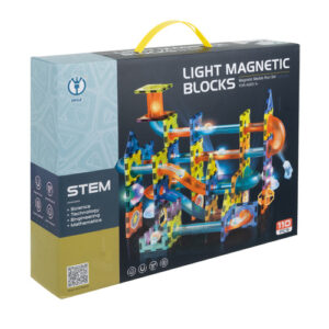 Magnetiniai kaladėlės - kamuoliukų bėgimo takelis 110 detalių 25766 - Image 3