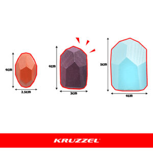 Akmenys/mediniai kaladėlės - 16 vnt. Kruzzel 26323 - Image 2