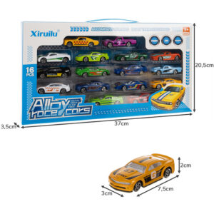 Spalvingi automobiliai/spyruoklės 1:64 - 16 vnt. 26319 - Image 2