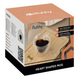 Terminis stiklas 240ml - Ruhha heart 26906 - Image 2