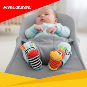 Kūdikių barškučiai - 4 vnt. rinkinys Kruzzel 25068 - Image 5