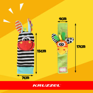 Kūdikių barškučiai - 4 vnt. rinkinys Kruzzel 25068 - Image 3
