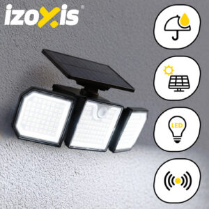 Saulės energija varomas šviestuvas 167LED 500lm Izoxis 24633 - Image 4