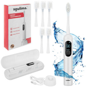 Soulima 26850 baltas ultragarsinis dantų šepetėlis