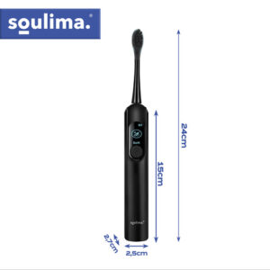 Soulima 26851 juodas Sonic dantų šepetėlis - Image 4