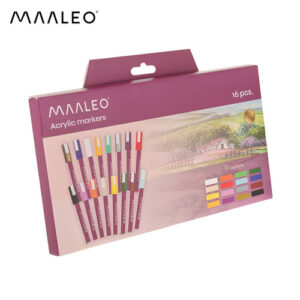 Akriliniai žymekliai - 16 vnt. rinkinys Maaleo 27051 - Image 2
